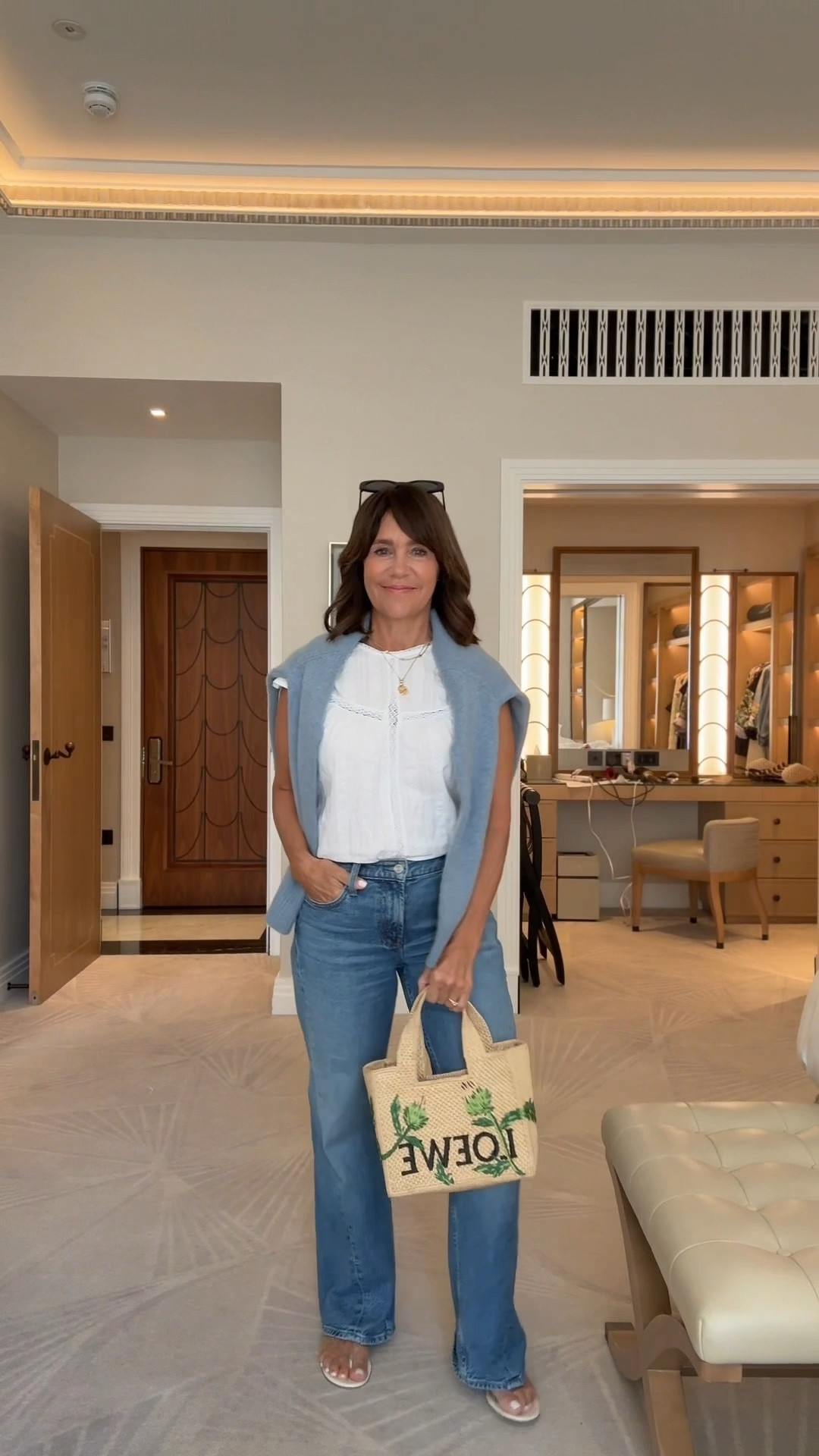 These are one of my new favorite jeans!!! 💖 It’s a mid-rise, boot cut style, and one worth trying. (For reference, I took my usual size 27.) 

Because it’s made of rigid denim, it isn’t super stretchy — but it does give, and once it does, you’ll never want to wash them

#LTKgrwm #LTKootd #LTKSaleAlert