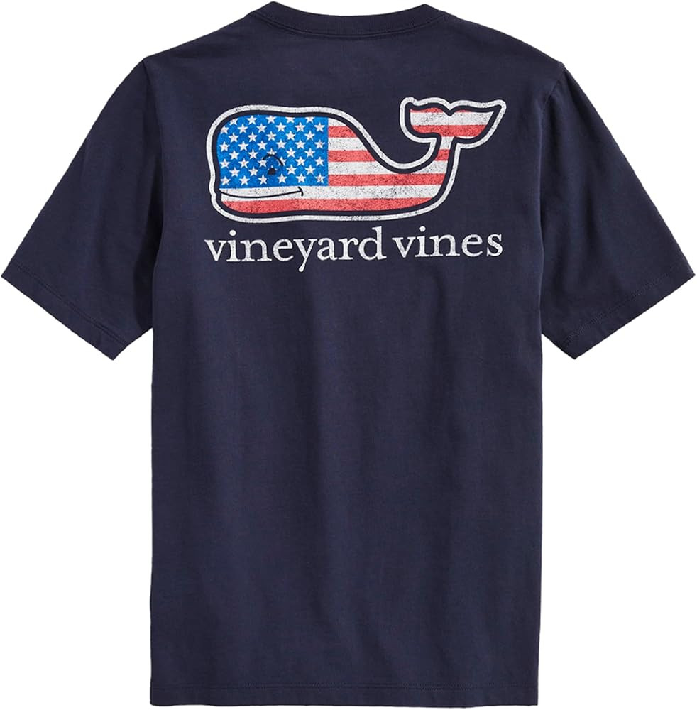 Vineyard Vines Kids Flag Whale Short Sleeve Tee (Toddler/Little Kids/Big Kids) | Amazon (US)