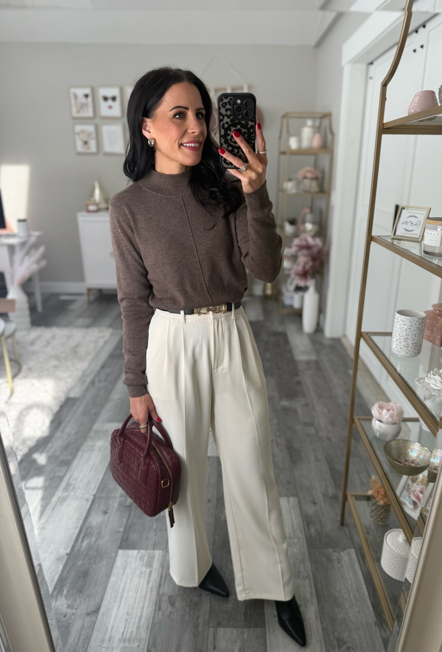 Amazon office outfit idea. Chic and comfortable! 

Wearing XS in trousers and small in sweater. 

Amazon must haves, Amazon outfit, Amazon style, Amazon fashion, Amazon outfit, affordable style, women’s fashion, casual outfit inspo, Amazon outfit inspo, chic outfit, casual chic outfit, winter outfit, winter style, trendy outfit, winter sweater, comfy outfit, look for less, petite fashion, petite outfit, sweater weather, amazon sweaters, women’s workwear, office chic, office outfit inspo, petite style

#LTKPetite #LTKFindsUnder50 #LTKWorkwear