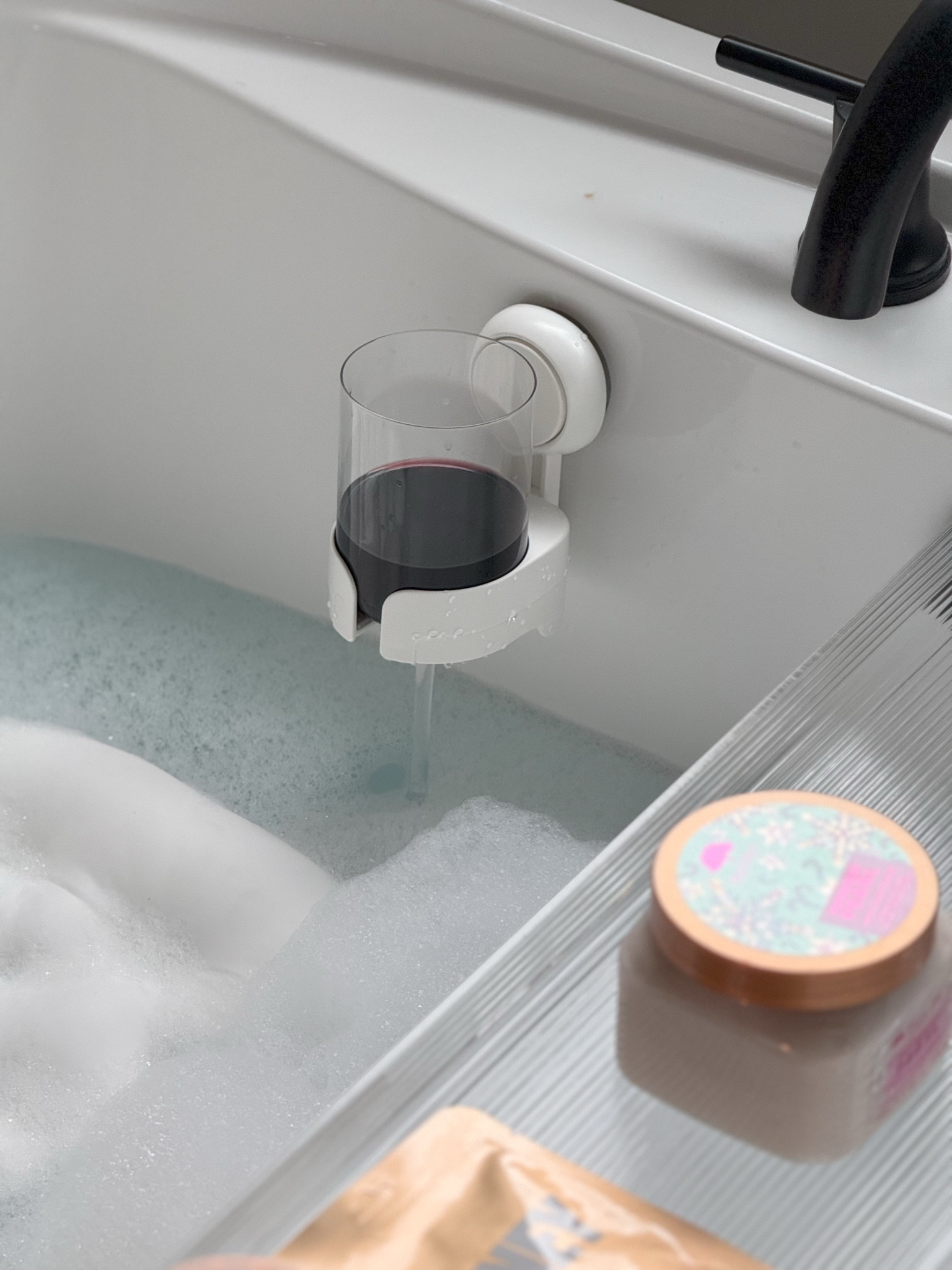 Completely obsessed with this amazing find! A wine holder for the bathtub — taking self-care to the next level. Relax, unwind, and indulge in the ultimate soak with your favorite glass in hand.

wine, bath, luxury, tree, Target, holiday, decor, home, seasonal, table, shelves, ceramic, office, living room, mini trees, Christmas, art.



#LTKSaleAlert #LTKHoliday #LTKHome