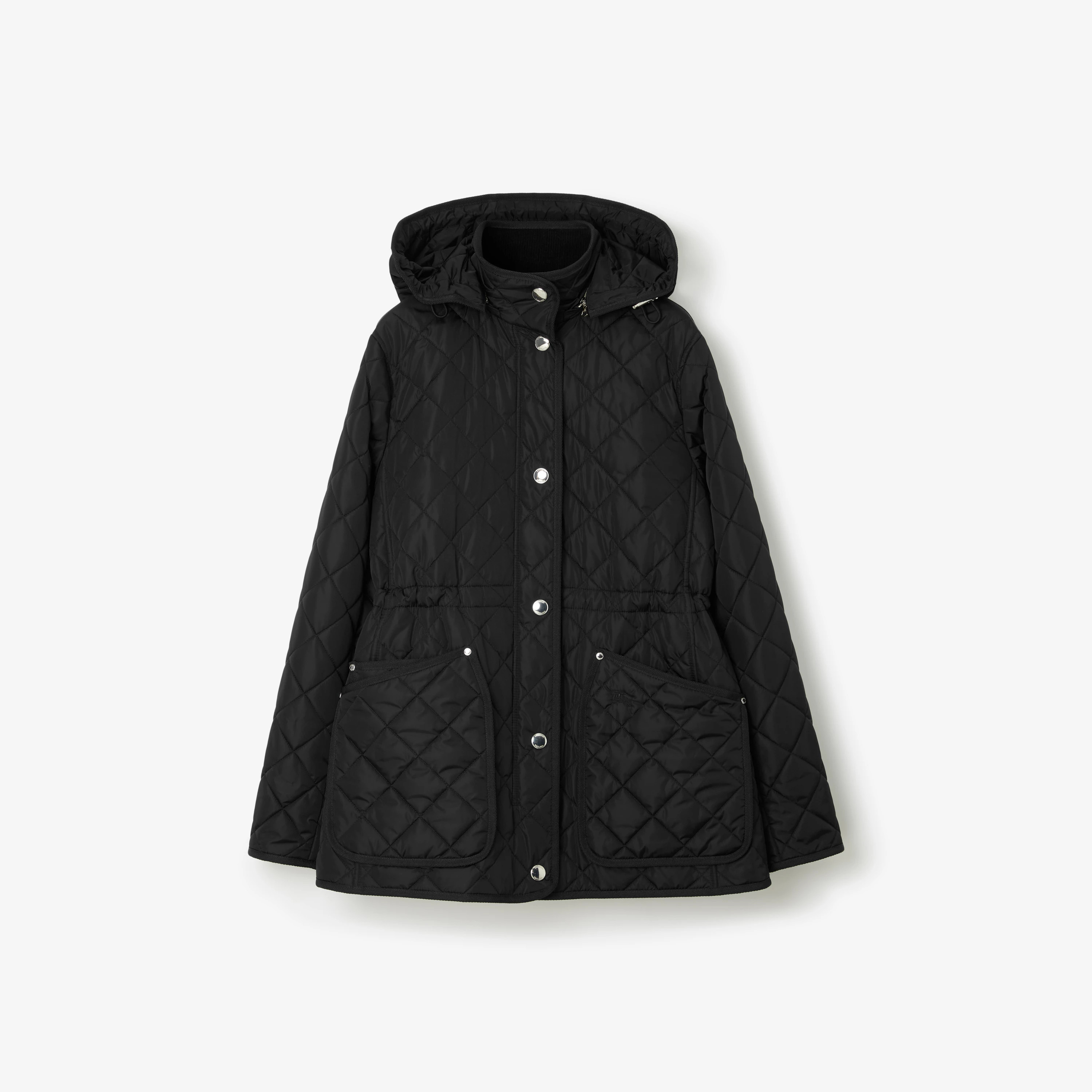 Quilted Nylon Jacket in Black - Women | Burberry® Official | Burberry (US)