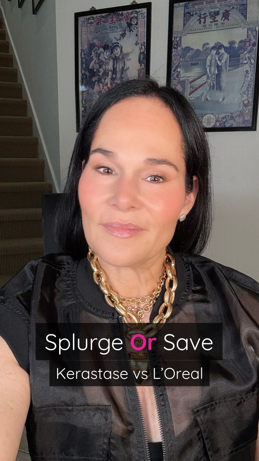 It’s time for another Splurge or Save 💁‍♀️✨
And today we’re talking about overnight hair serums.

If you’re dealing with dry, brittle, dehydrated hair—especially from heat styling, coloring, or just aging hair—you may want to add one of these to your routine.

⭐ SPLURGE: Kérastase Nutritive 8H Magic Night Serum
This has been a favorite of mine for a while. I use it often on my hair shafts before bed, and by morning my hair feels softer, smoother, and much less brittle.

I love that it works overnight while you sleep—easy, no extra effort, and you wake up with hair that feels revived.

⭐ SAVE: L’Oréal Elvive Hyaluron Plump Overnight Serum
Here’s the interesting part—L’Oréal Group owns Kérastase, so sometimes you’ll find overlapping technologies, ingredients, or similar formulations across brands.

Is this an exact dupe? No.

But it delivers very similar nourishing and hydrating benefits at a much friendlier price point.

I especially like this one for those with thicker, coarser, or curlier hair textures, where that extra hydration can really make a difference.

So… Splurge or Save?

If you want the luxe experience and salon-quality formula, go with Kérastase.

If you want great results without spending as much, L’Oréal is a fantastic option.

Either way, overnight hair care can make a huge difference—especially as our hair changes with age.

#haircare

#LTKgrwm #LTKdayinmylife #LTKBeauty