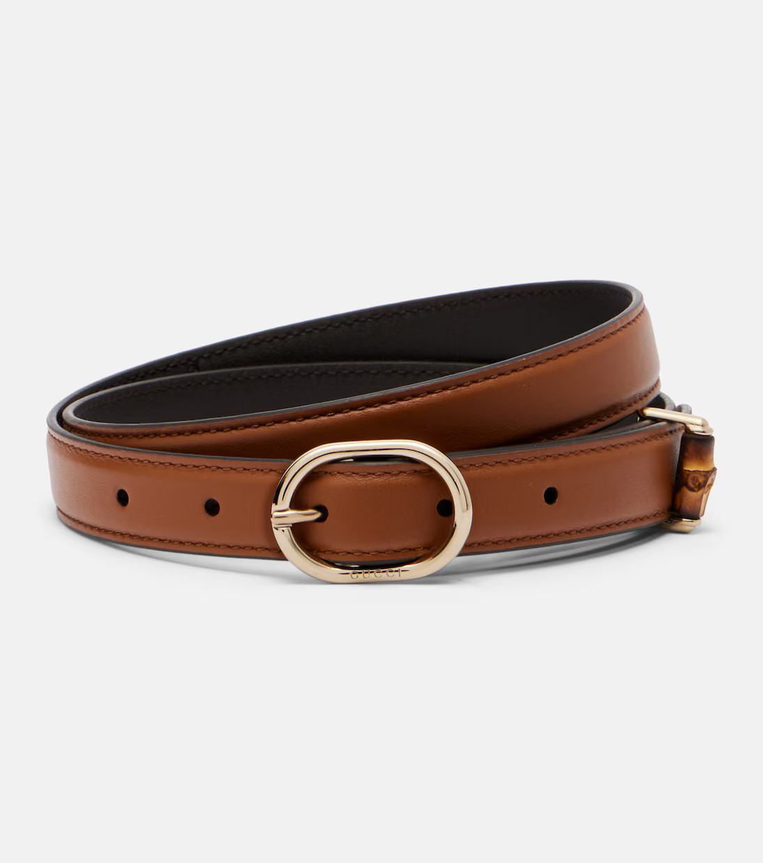 Bamboo leather belt | Mytheresa (US/CA)