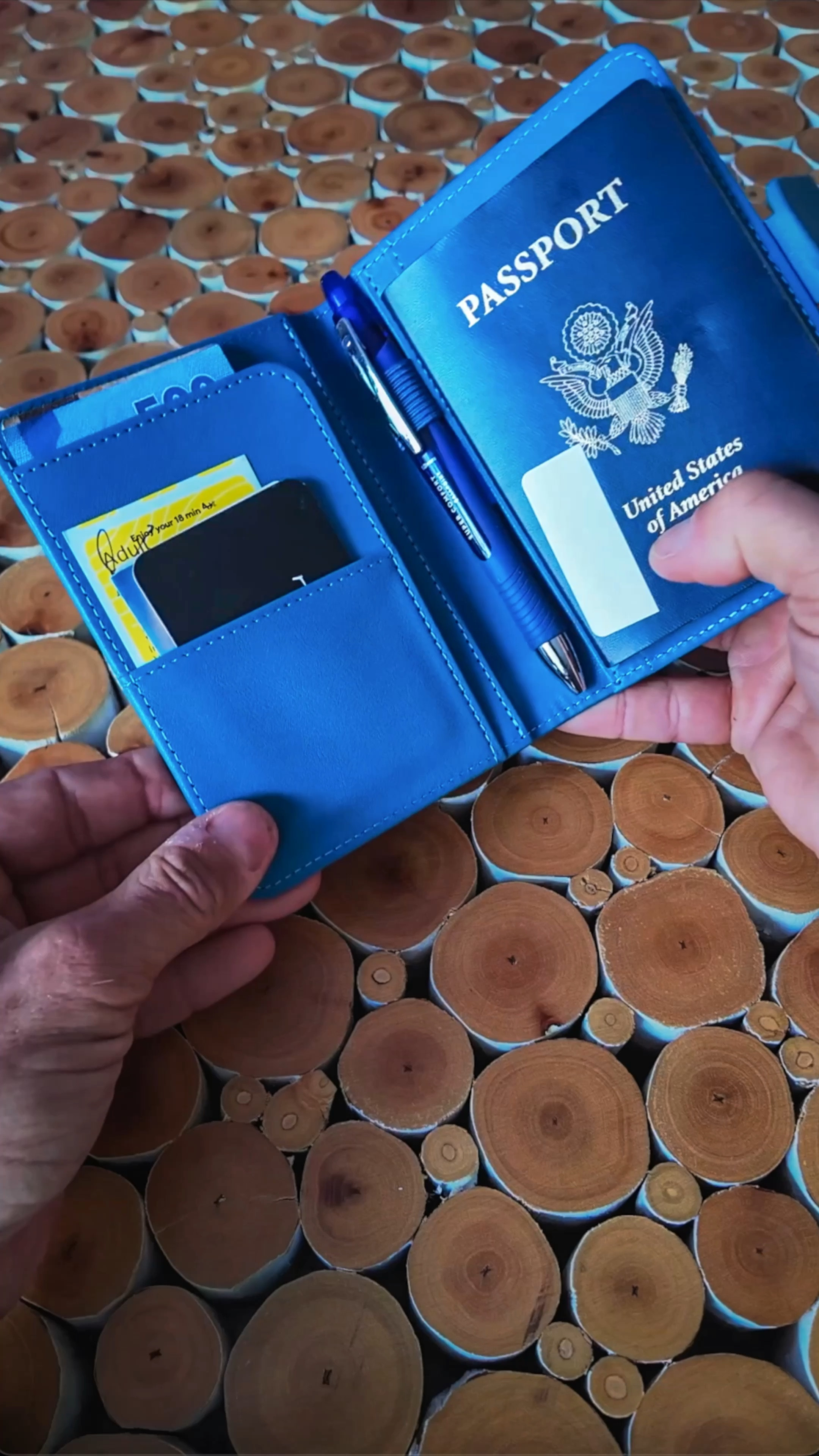 Travel made easy and efficient! A few moments to organize our essentials makes for a smooth, much more enjoyable trip. Check out these leather wallet-style passport holders. Tuck in your passport, a couple credit cards and pen and we’re golden. This and so many other great travel essentials curated here↣

#LTKVideo #LTKsalealert #LTKtravel