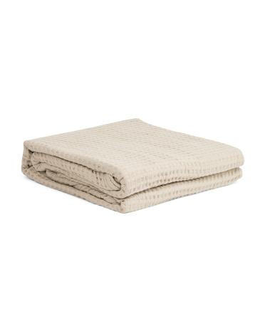 Cotton Waffle Blanket | TJ Maxx