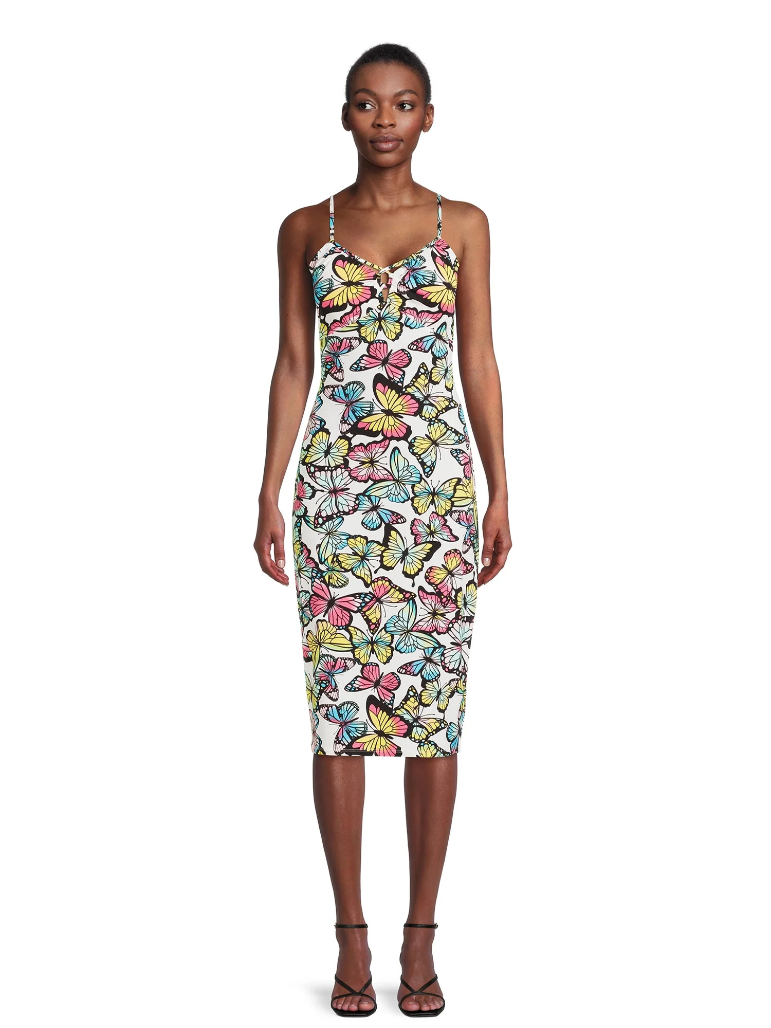 No Boundaries Juniors Midi Dress, Sizes XS-3XL | Walmart (US)