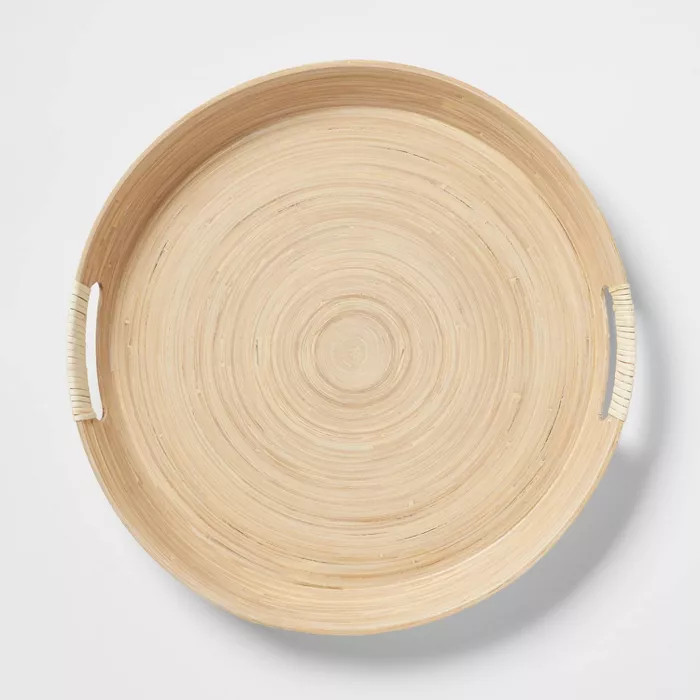 16" Bamboo Spun Serving Tray - Opalhouse™ | Target