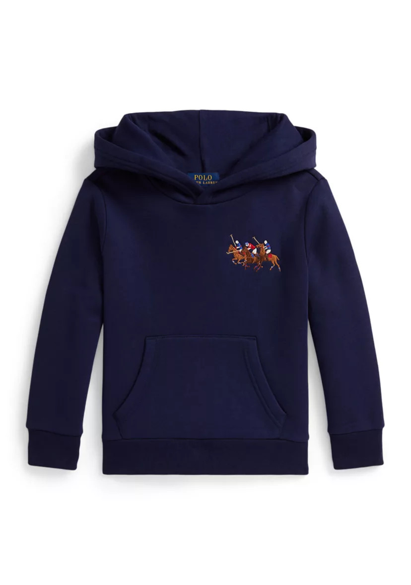 Ralph Lauren ChildrenswearBoys 2-7 Triple-Pony Fleece Hoodie | Belk