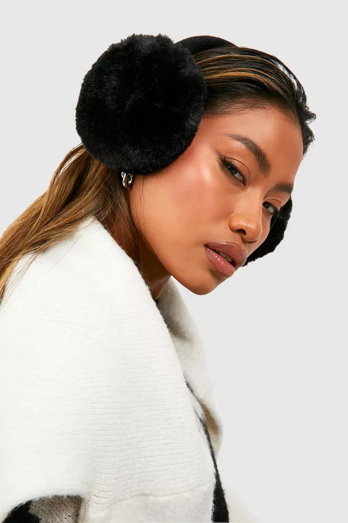 Fluffy Ear Muff | Boohoo.com (UK & IE)