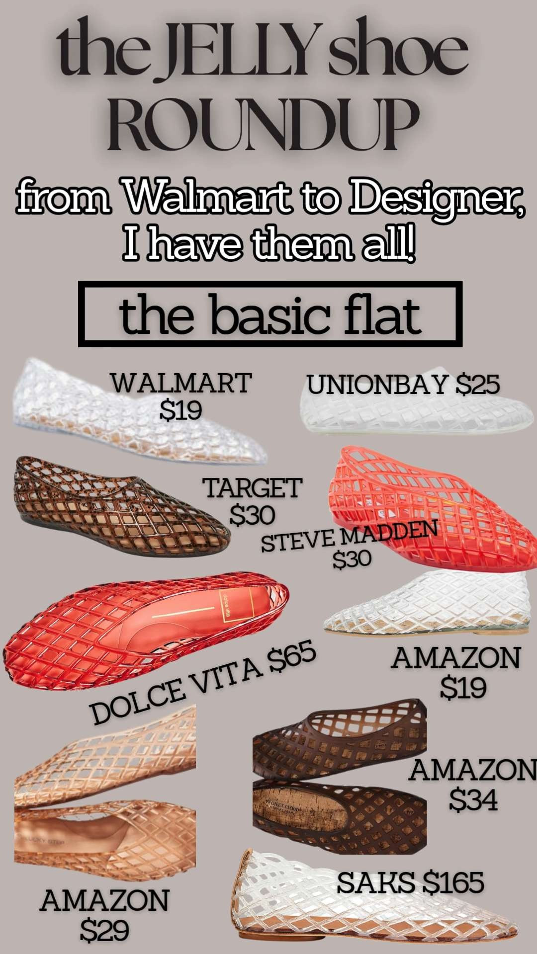 SAVE THIS POST for when you want a new pair of JELLYS. I've rounded up all my favorites from every retailer, at every price point in every style available. The shoe of the summer to dress up or dress down.  

 #LTKootd #LTKmomlife #LTKOver40