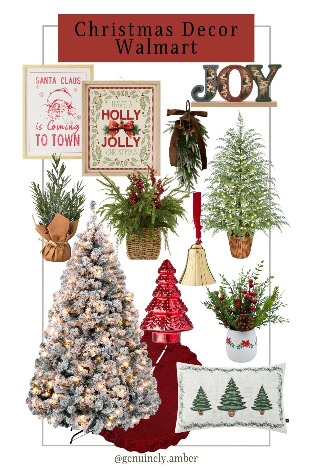 Christmas decor from Walmart / holiday decorations for the home 

#LTKHome #LTKSeasonal