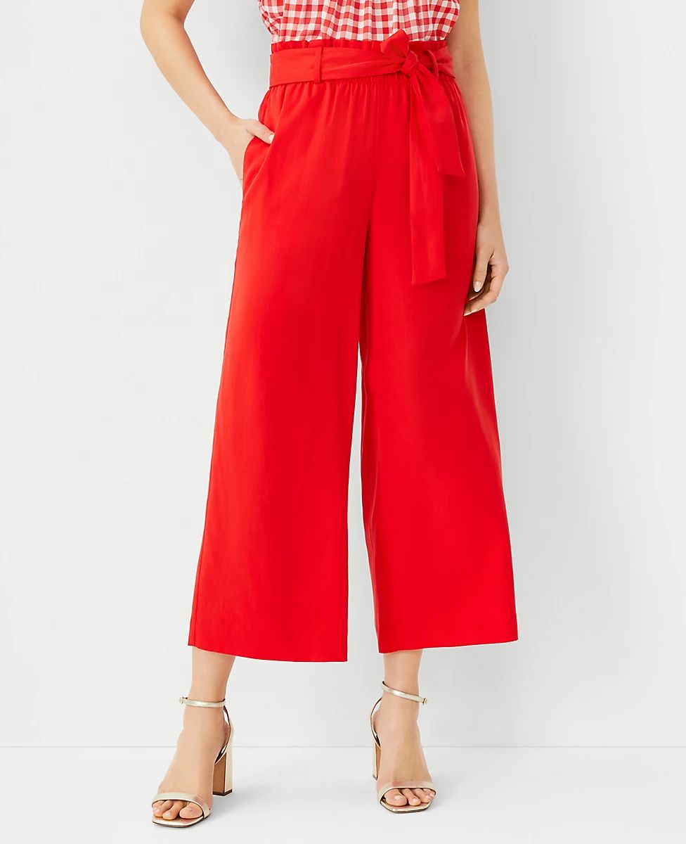 The Belted Crop Pant | Ann Taylor (US)