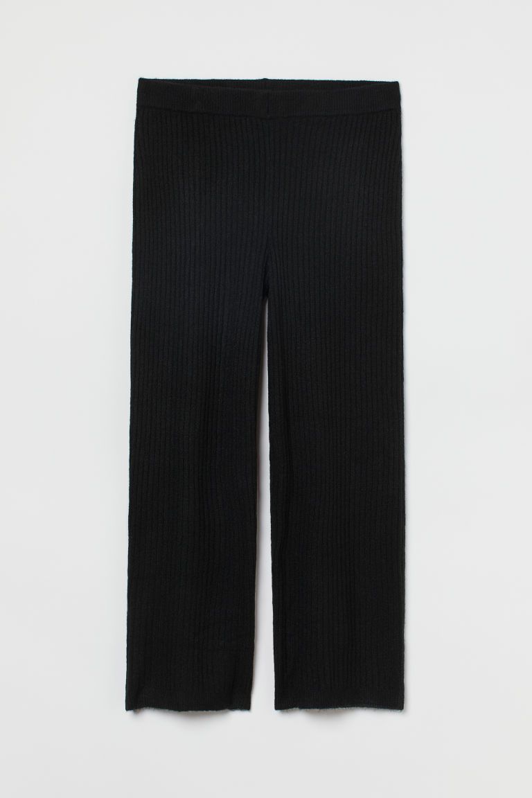 H & M - H & M+ Knit Pants - Black | H&M (US)