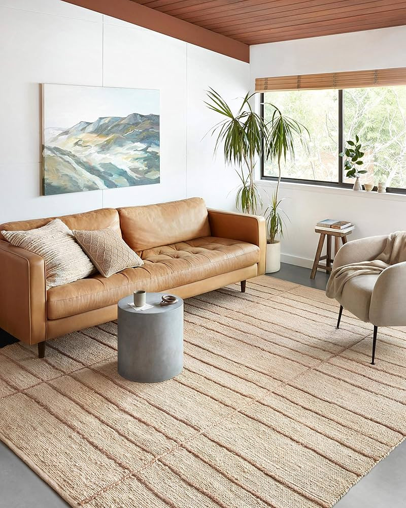 Loloi II Bodhi Collection BOD-04 Ivory/Tan 9'-3" x 13' Area Rug | Amazon (US)
