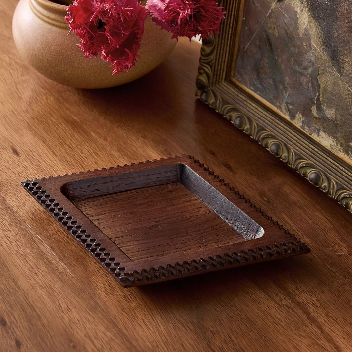 Pierce & Ward Tramp Art Trinket Tray | West Elm (US)