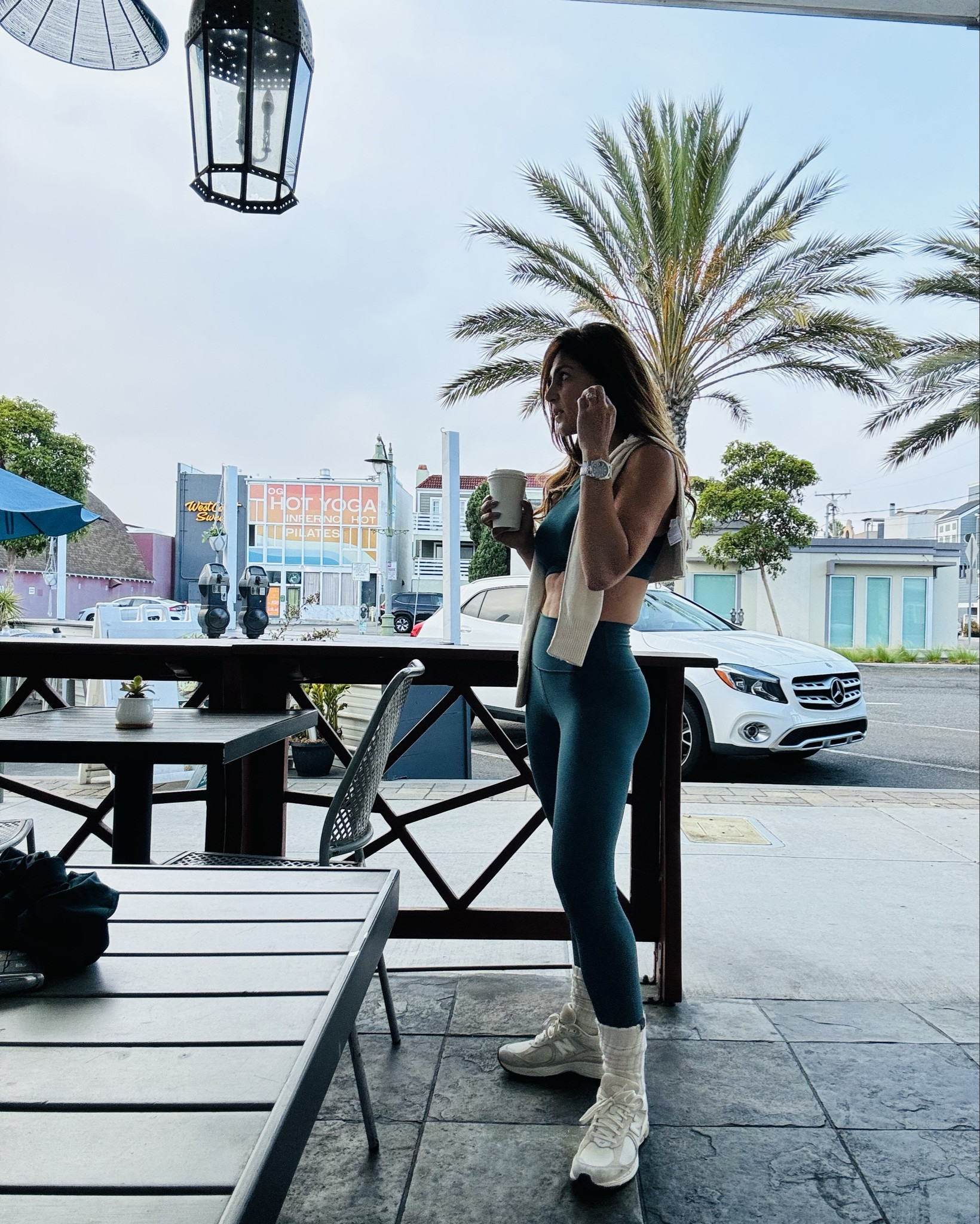 Perfect set and color for fall. My top is old. Link another cute option. 

#LTKSeasonal