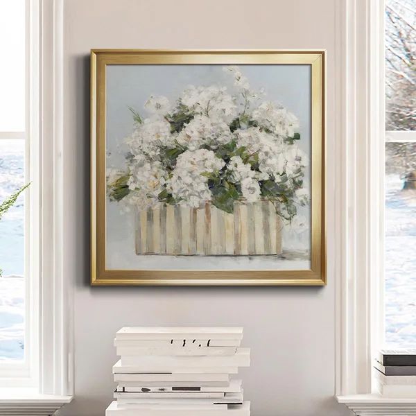 Sweet Hydrangeas-Premium Framed Canvas - Ready To Hang | Wayfair North America