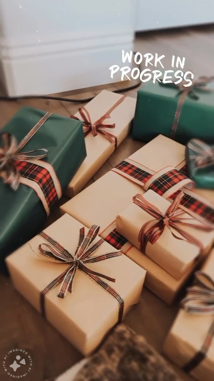 What I used to wrap our Christmas gifts. 🎁 Next year I’ll add a small ornament to each one one.  I ran out of time this year. 🙃

#LTKHoliday #LTKSeasonal #LTKGiftGuide