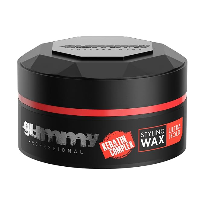 Gummy Professional Hair Styling Wax for Men - Ultra Hold Pomade for Dry, Damp Hair - Water-Based ... | Amazon (US)