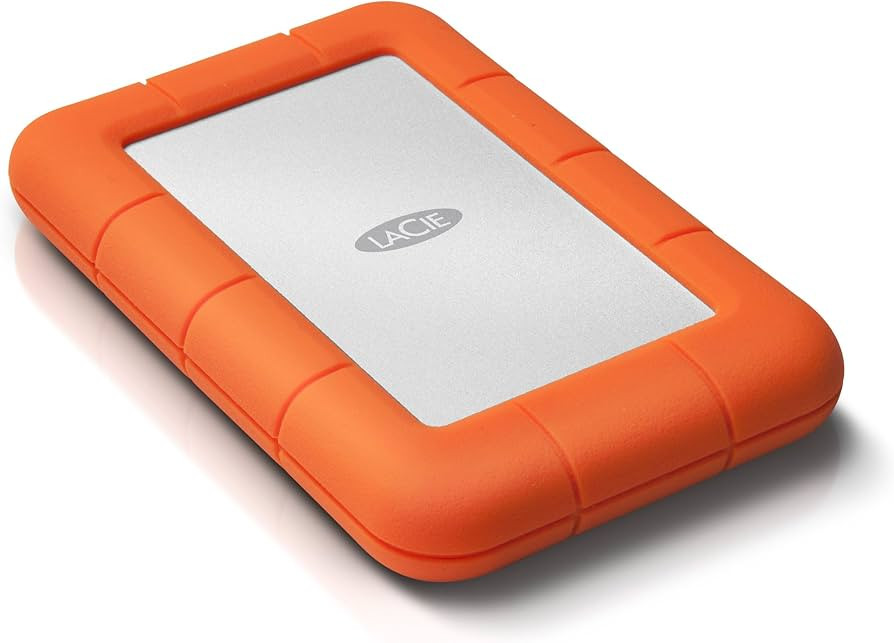 LaCie Rugged Mini 1TB USB 3.0 Portable External Hard Drive - Shock, Dust and Rain Resistant for M... | Amazon (US)