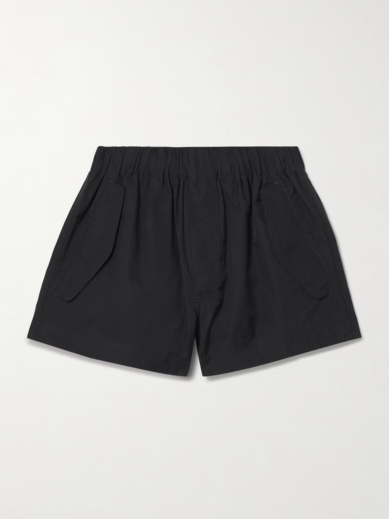 WARDROBE. NYC - Beach Cotton-blend Shell Shorts - Black | NET-A-PORTER (US)