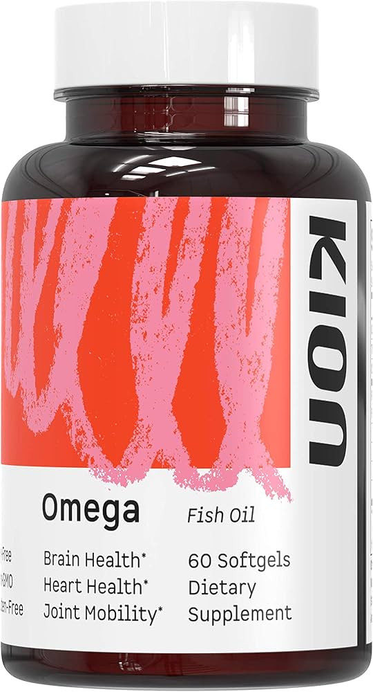 Kion Omega - Omega 3 Fatty Acid Supplements - DHA Supplements - Mini Fish Oil Softgels - Omega 3 ... | Amazon (US)