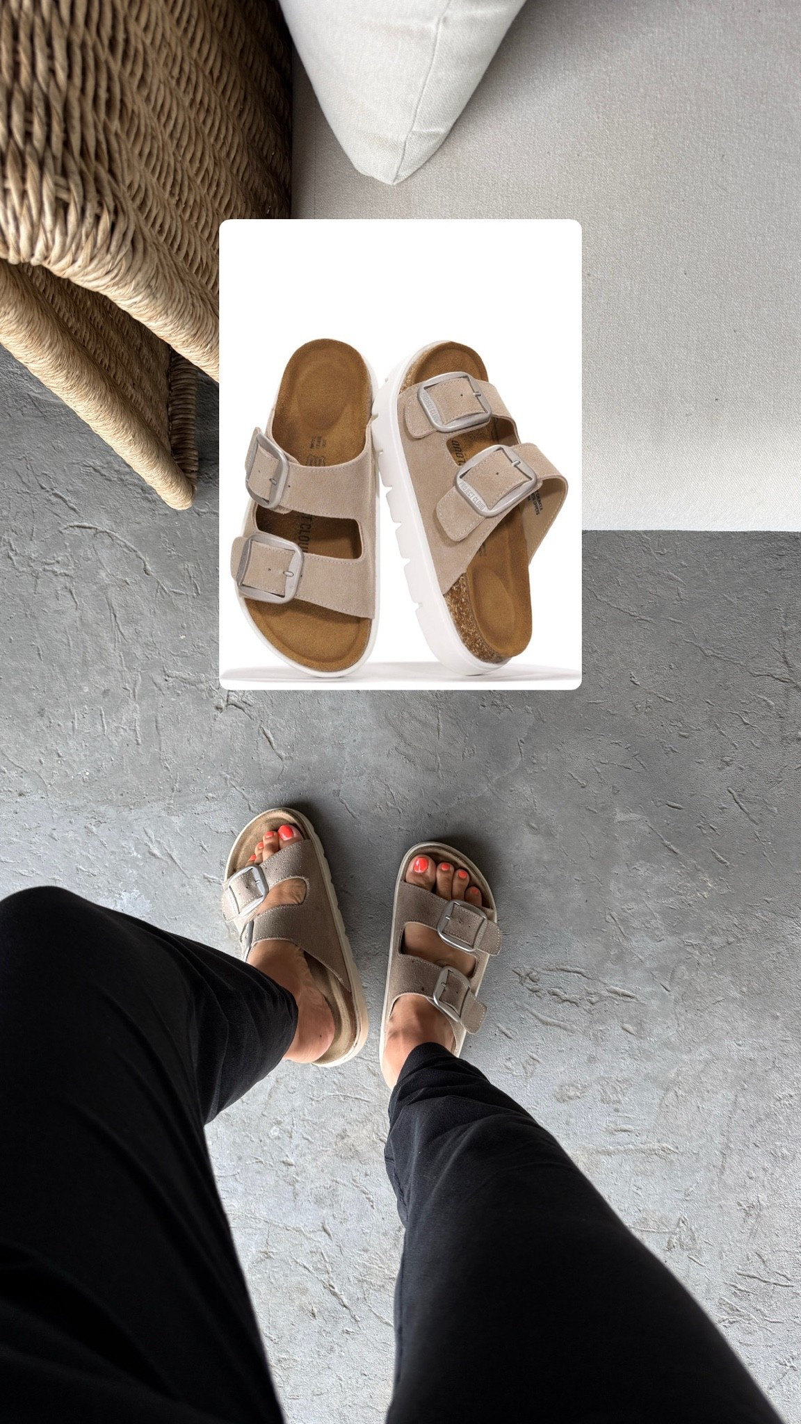 One of my favorite finds on Amazon- had these since last year and wear them all the time- 1/2 the price of the identical Birkenstocks

#LTKootd