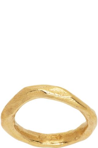 Gold 'The Eternity Orbit' Ring | SSENSE