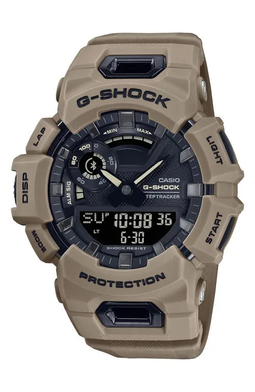 G-SHOCK G-SQUAD Digital Watch, 49mm in Beige at Nordstrom | Nordstrom