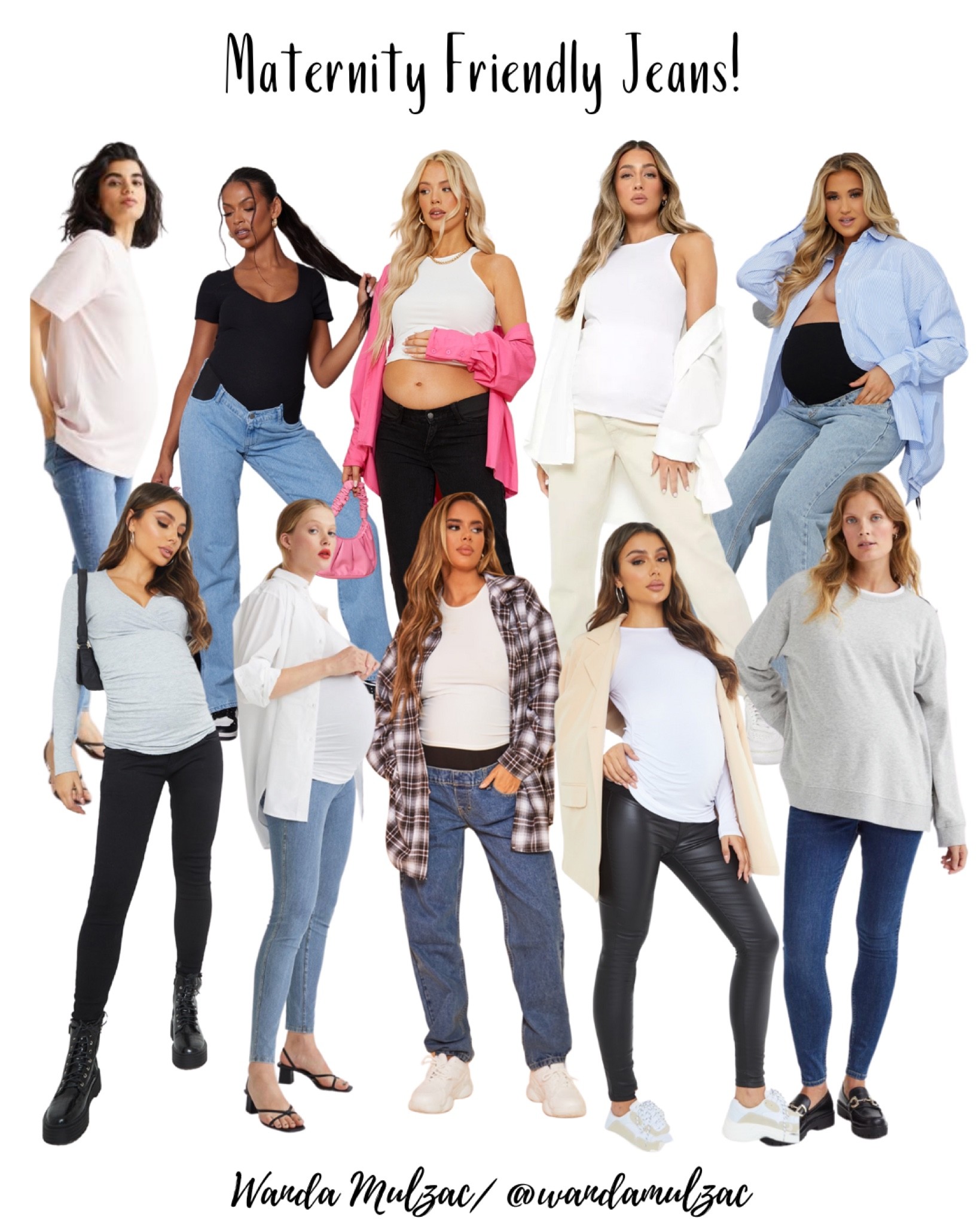 Maternity friendly jeans!! Love being able to wear trendy jeans and still be comfortable in my third trimester!

#LTKstyletip #LTKbump #LTKunder50