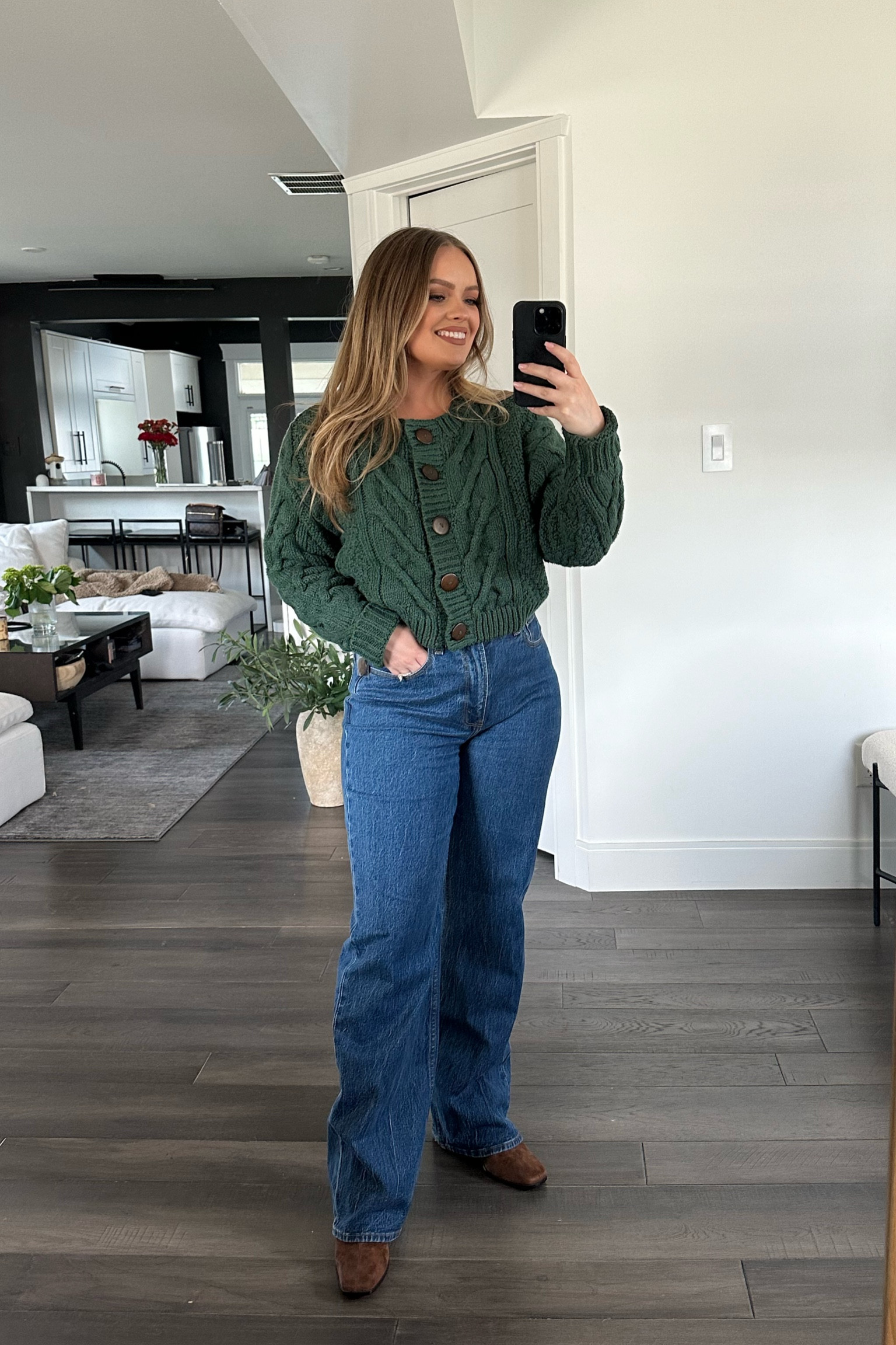 Nordstrom Sale faves! Love this Fall outfit 🤎 sweater size M, boots size 7, jeans size 6 - everything true to size!

#LTKxNSale #LTKSaleAlert #LTKSummerSales