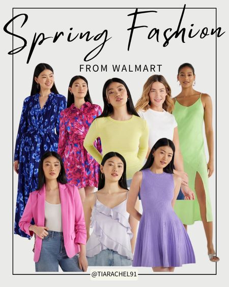 Spring fashion at Walmart! Perfect dresses for wedding guests, date night, vacation @walmartfashion #walmartpartner #walmartfashion 

#LTKstyletip #LTKSeasonal #LTKworkwear