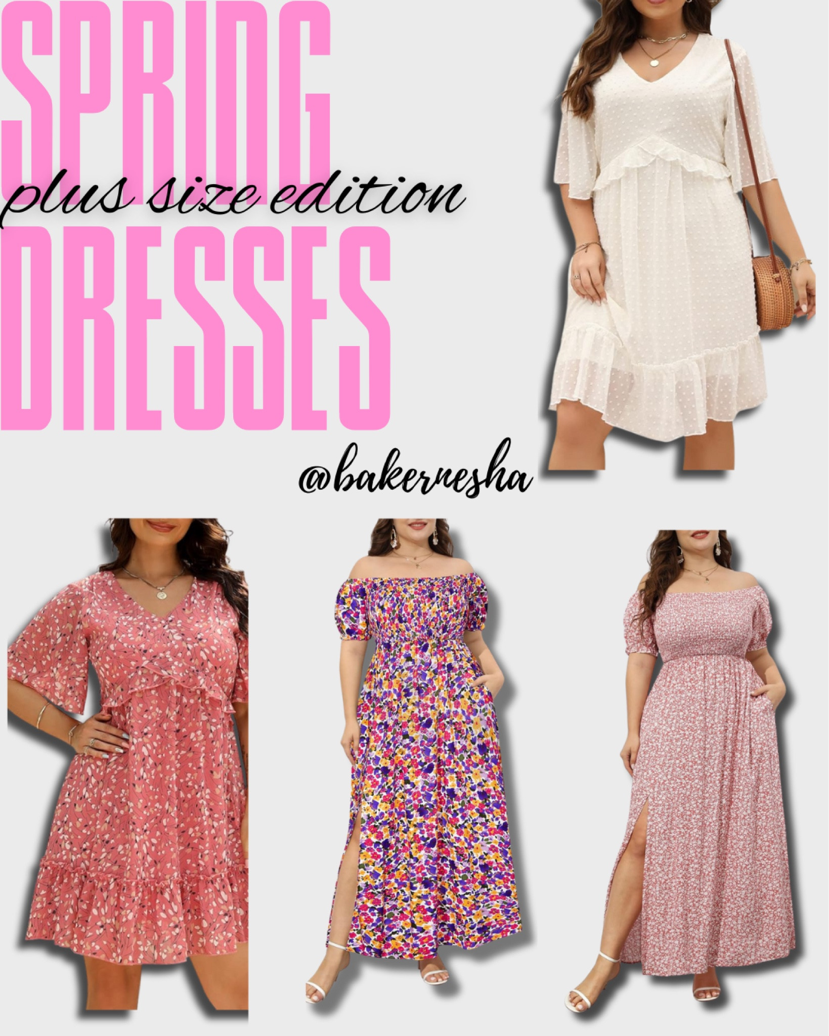 Plus Size Spring Dresses 

#LTKplussize #LTKstyletip #LTKSeasonal