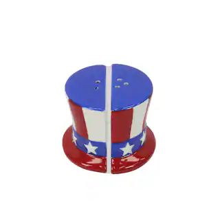 Red, White & Blue Ceramic Hat Salt & Pepper Shakers by Celebrate It™ | Michaels Stores