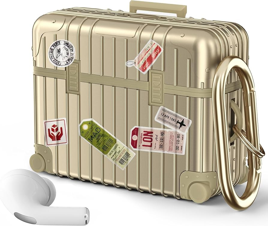 AirPods Pro 2 Case Cover, KOREDA Funny Suitcase Design Case for Airpods Pro 2nd Generation/1st Ge... | Amazon (US)