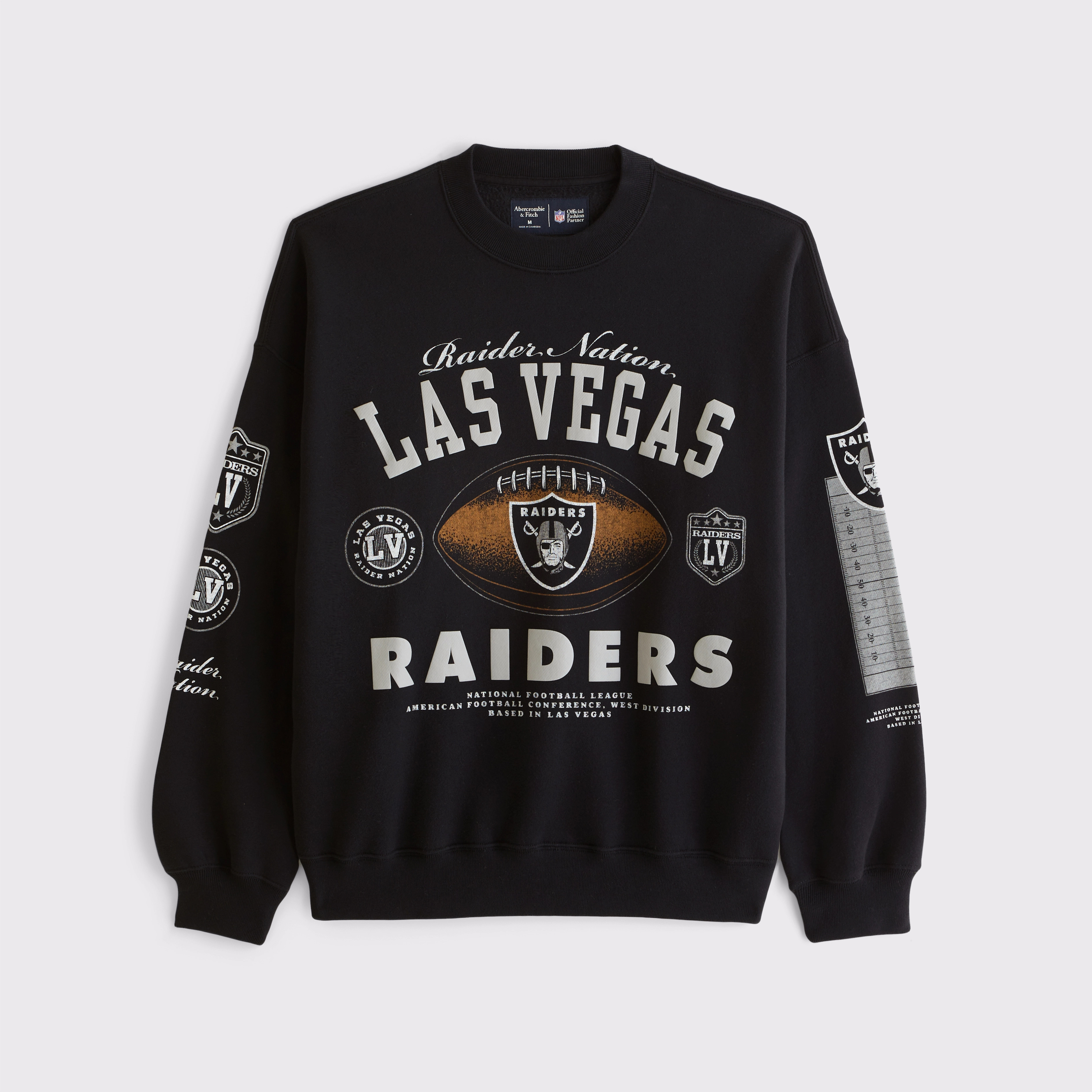 Las Vegas Raiders Graphic Crew Sweatshirt | Abercrombie & Fitch (US)