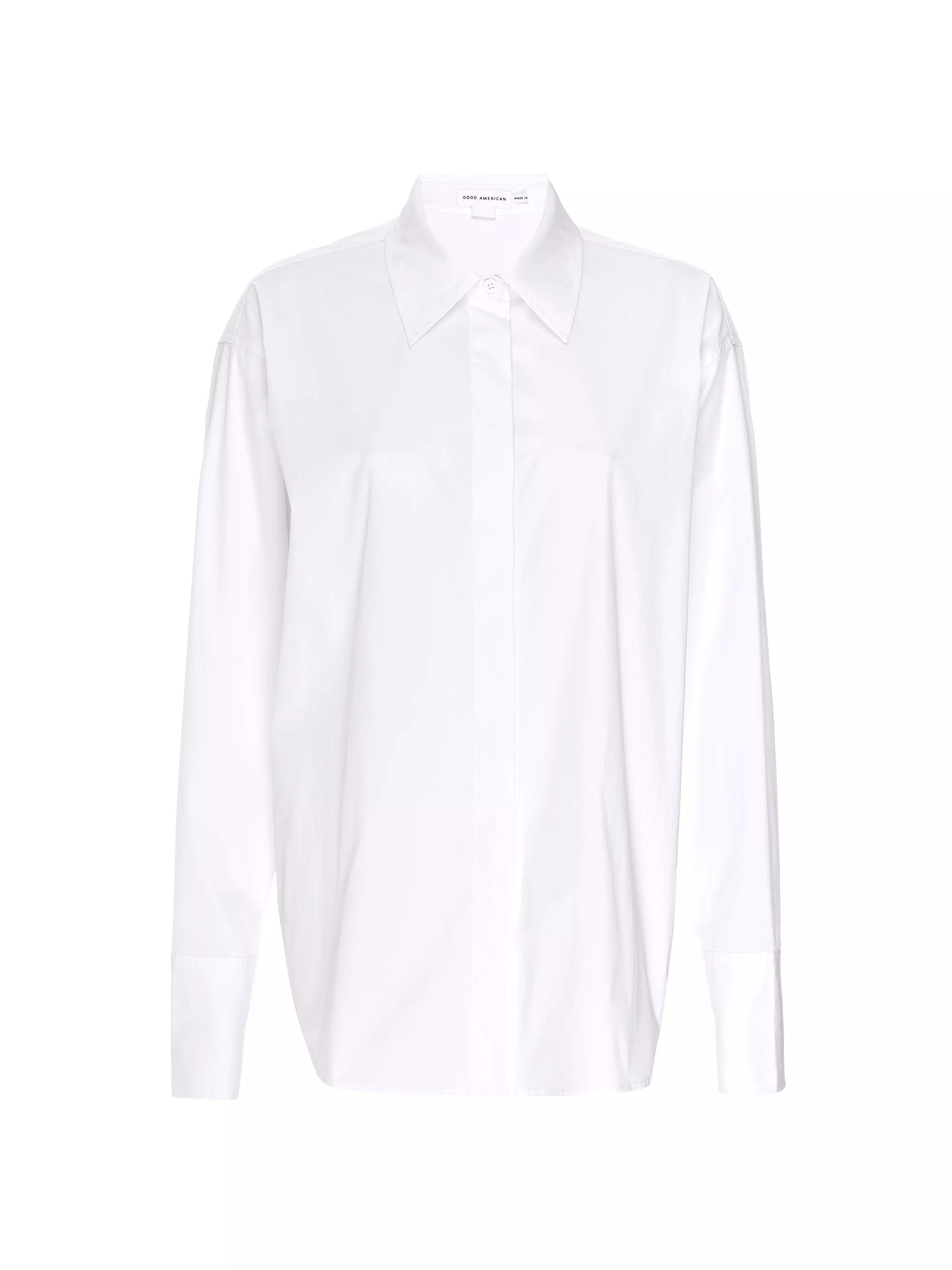Poplin Cotton-Blend Shirt | Saks Fifth Avenue