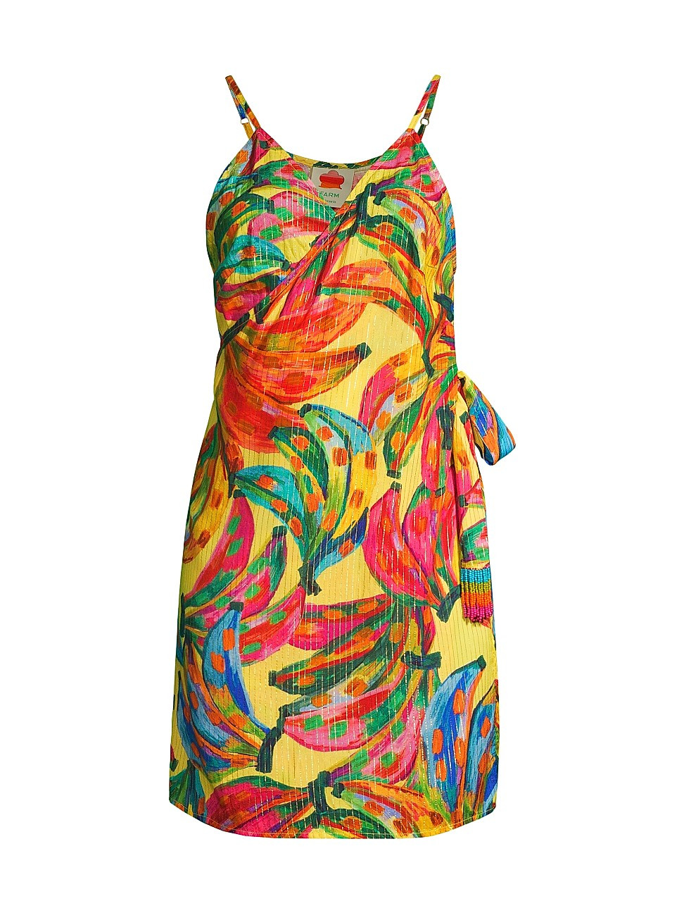 Women's Banana Cover-Up Wrap Dress - Colorful Bananas - Size Large | Saks Fifth Avenue