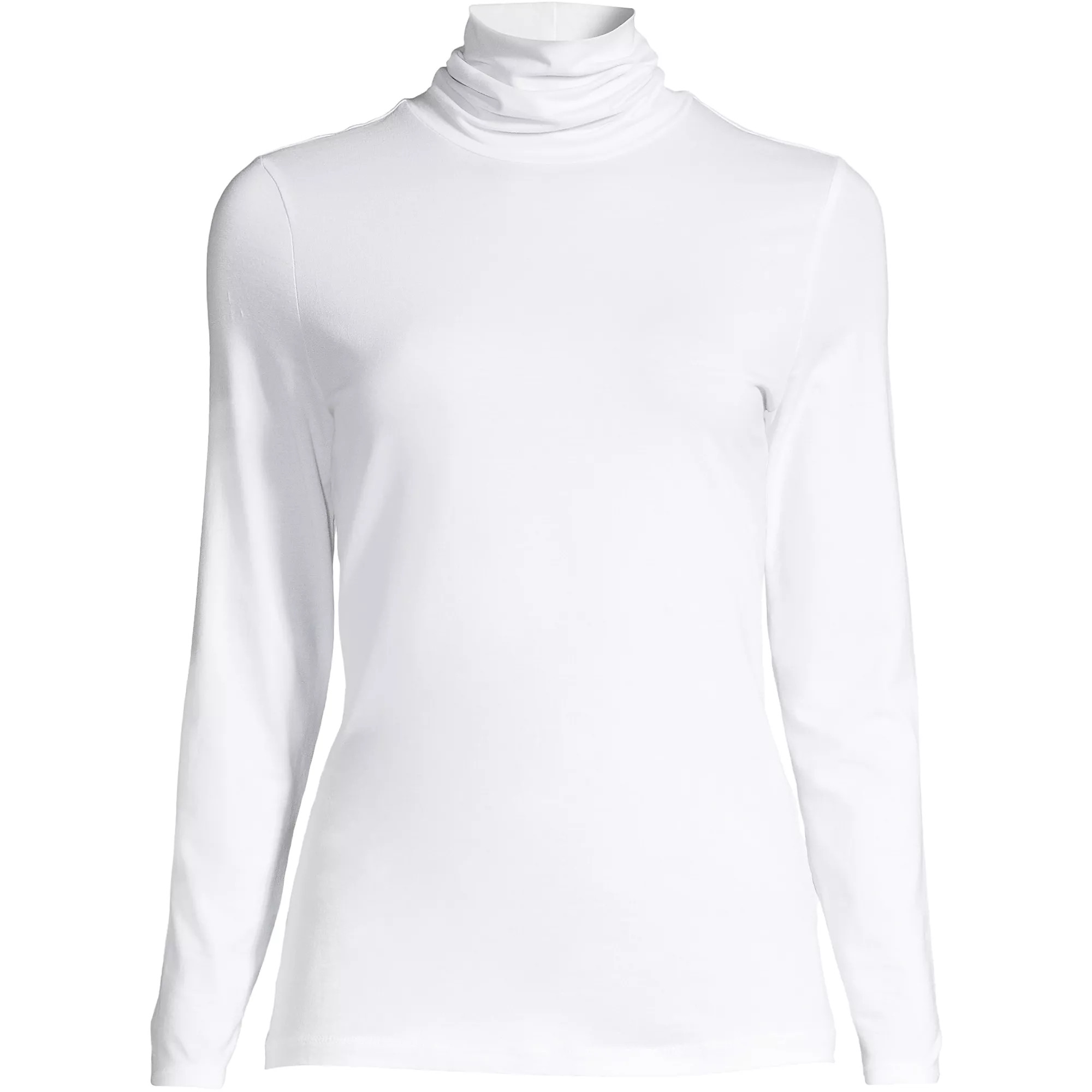 Lightweight Jersey Long Sleeve Turtleneck | Lands' End (US)