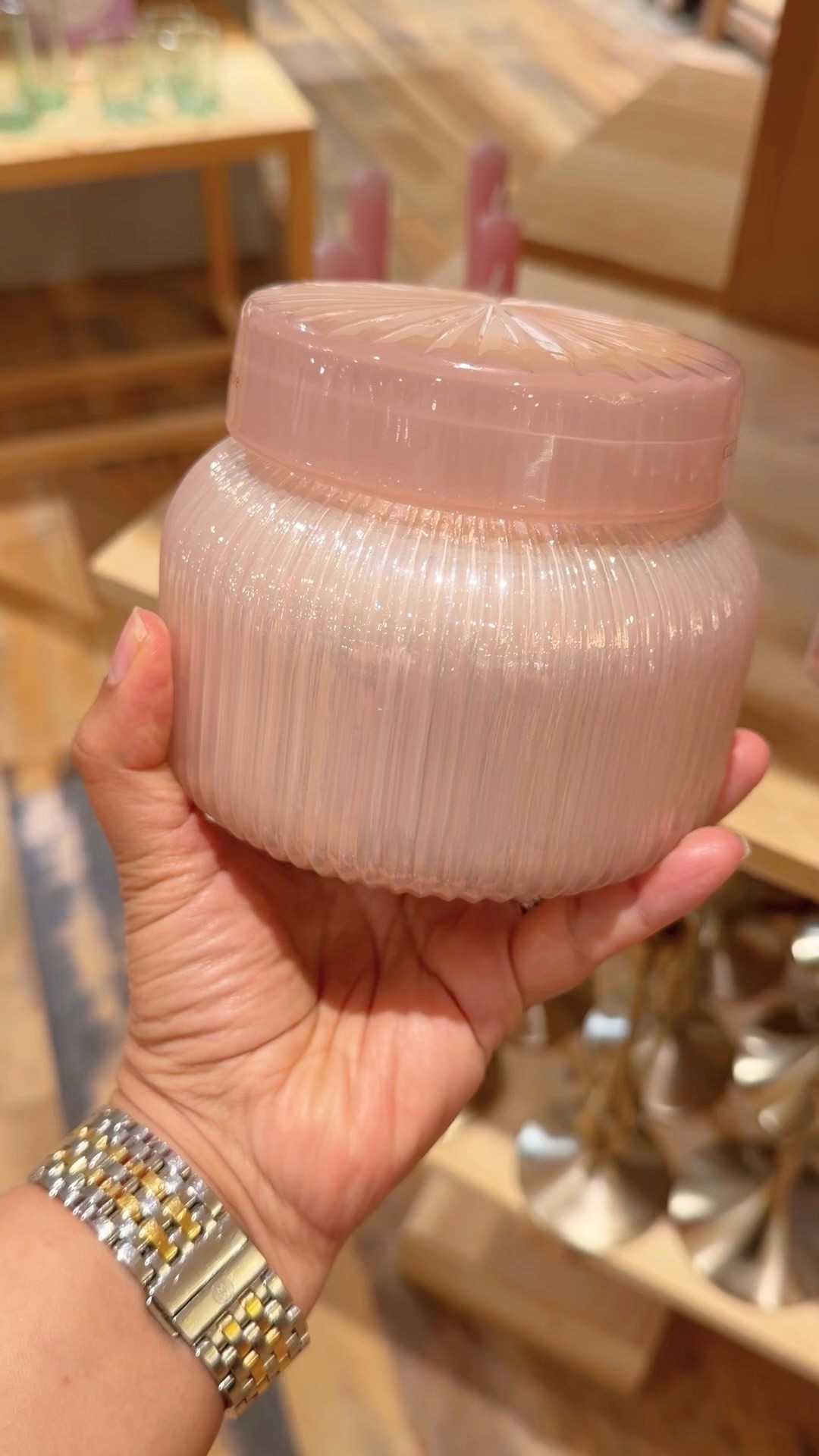 Capri Blue cozy candles! They come in several different jar styles that I linked below, all with my favorite volcano scent. This light pink glass jar is so pretty and makes the perfect gift under $50 for Valentine’s Day! These candles also make great host gifts and gifts for yourself for the home! The jars are so pretty and are a great addition to your home decor. 

#LTKHome #LTKFindsUnder50 #LTKGiftGuide