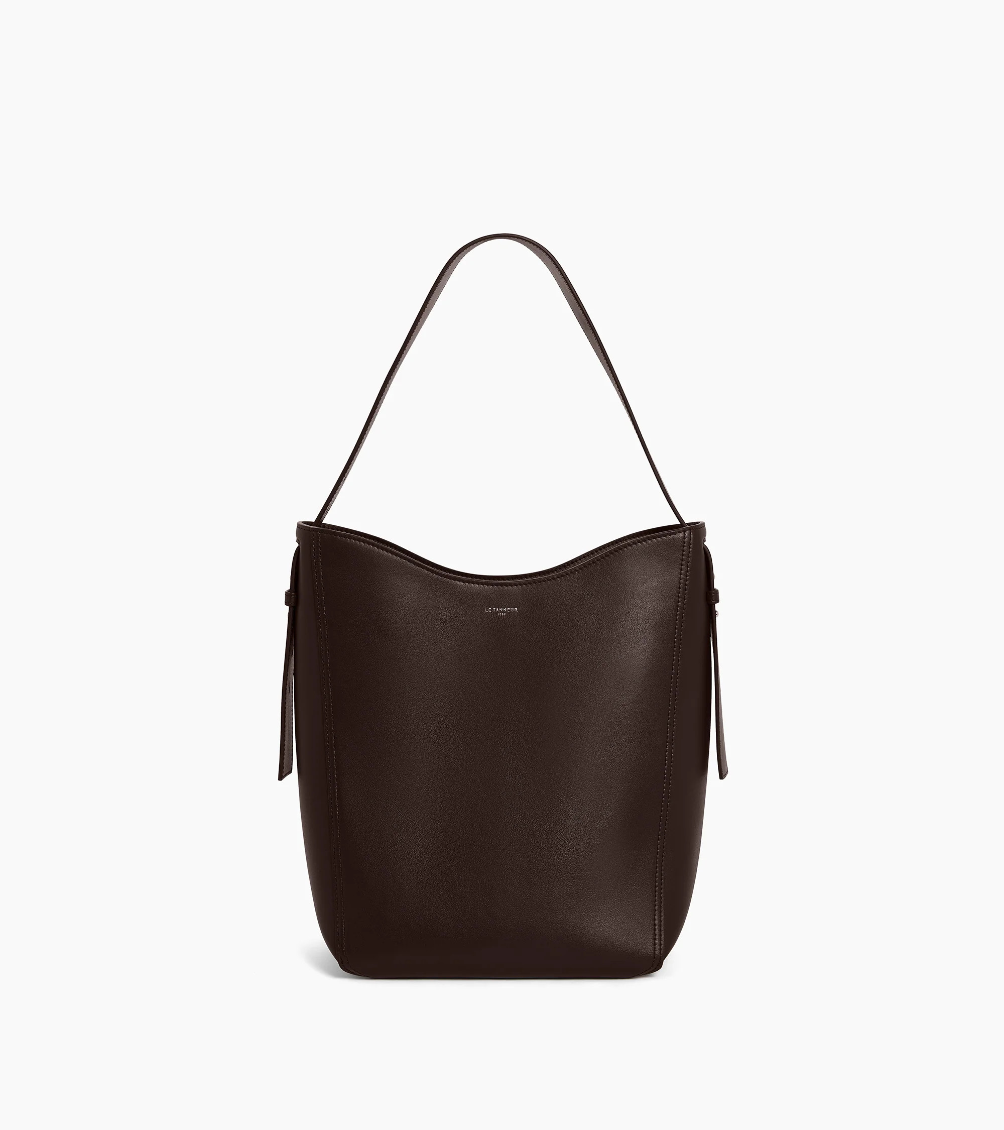 Céleste medium hobo bag in smooth leather | Le Tanneur