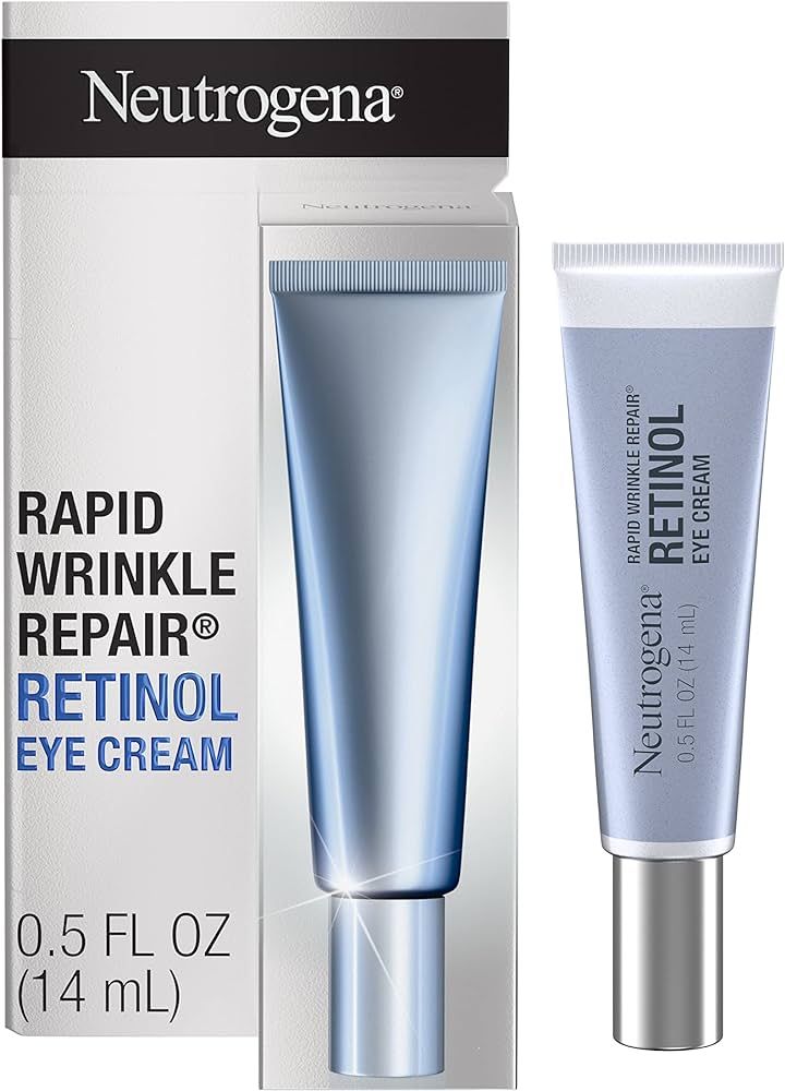 Neutrogena Rapid Wrinkle Repair Retinol Eye Cream for Dark Circles, Daily Anti-Aging Under Eye Cr... | Amazon (US)