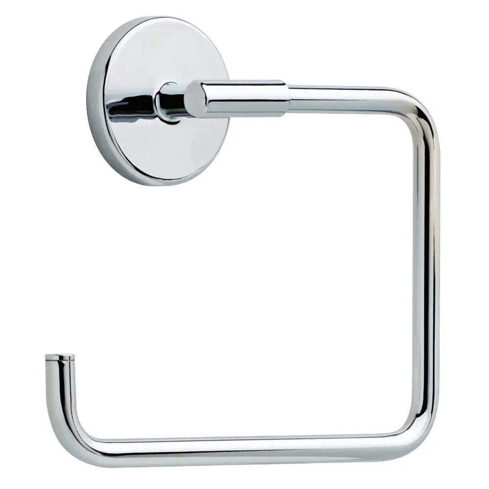Delta Trinsic Polished Chrome Wall Mount Single Towel Ring | 759460 | Lowe's