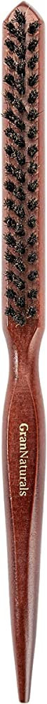 GranNaturals Teasing Boar Bristle Hair Brush for Women - Teasing Comb with Rat Tail Pick for Hair... | Amazon (US)