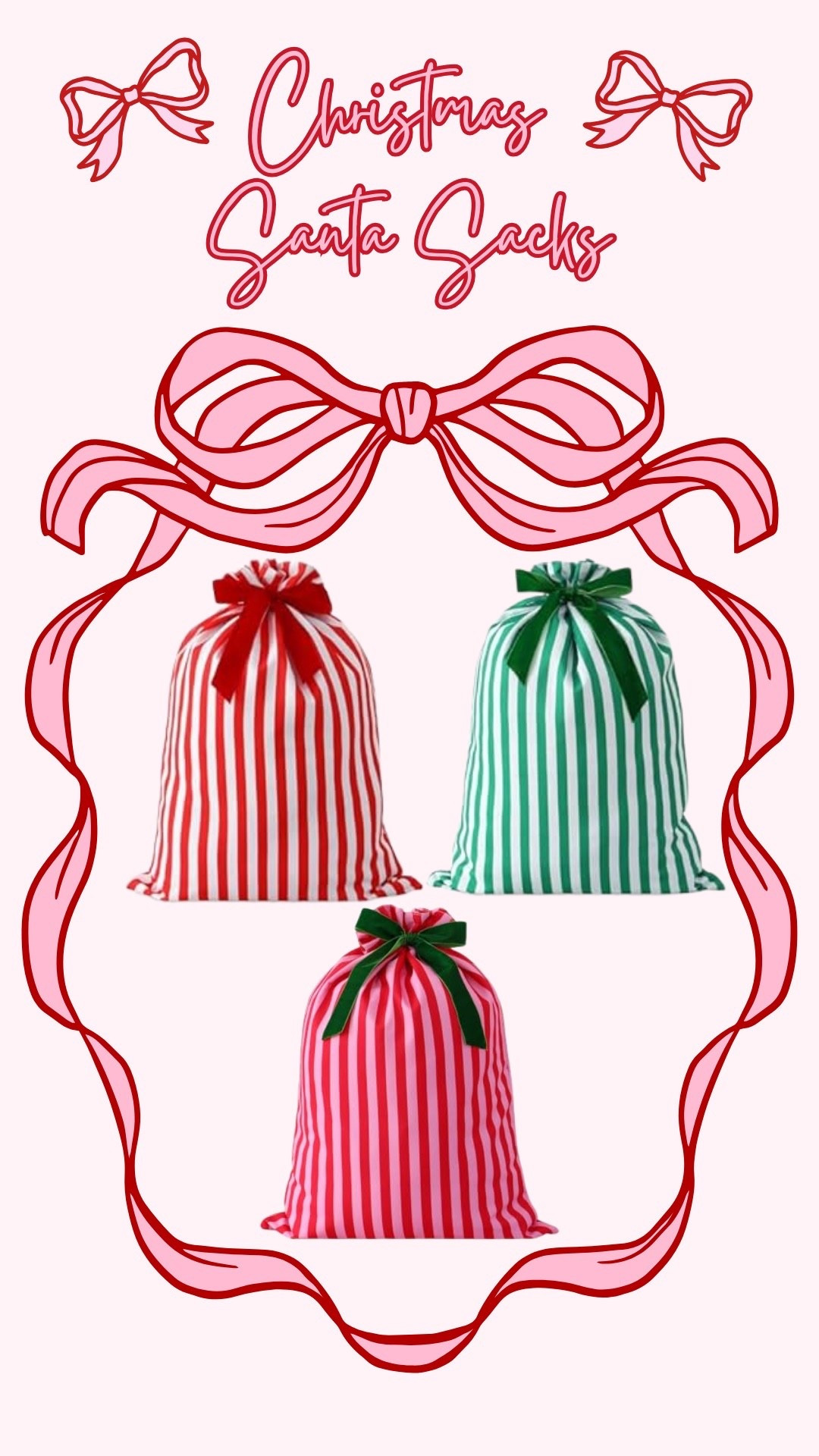  Starting the holiday prep early 🎁 These Santa sacks are everything — the velvet ribbon is such a pretty touch! Ordering for my girls and adding their names for that extra magic ✨

#LTKHoliday #LTKGiftGuide #LTKSeasonal