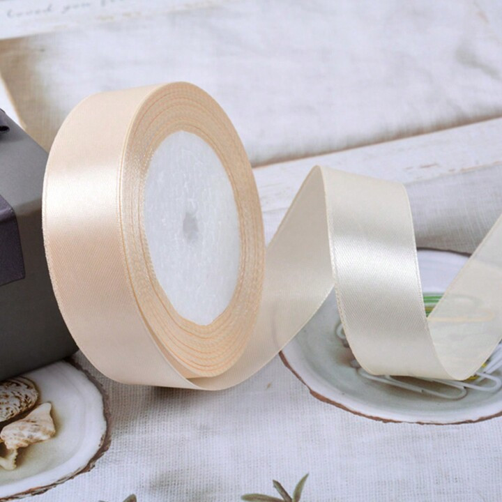 1 Roll Satin Ribbon, 2.5cm Wide And Total Length 2300cm, Great For Diy Hair Accessories, Crafts, ... | SHEIN
