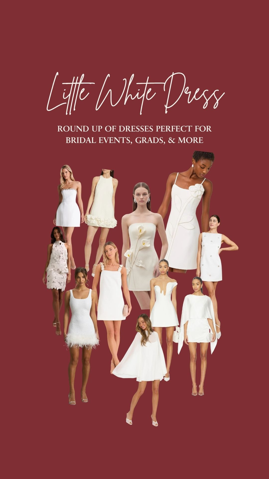 The little white dress isn't a season, it's a state of mind. Linked a variety of little white dresses that I'm loving right now and I'm thinking that they're perfect for brunches, boats, rooftops and rehearsal dinners.  

 #LTKootd #LTKMidsize #LTKWedding