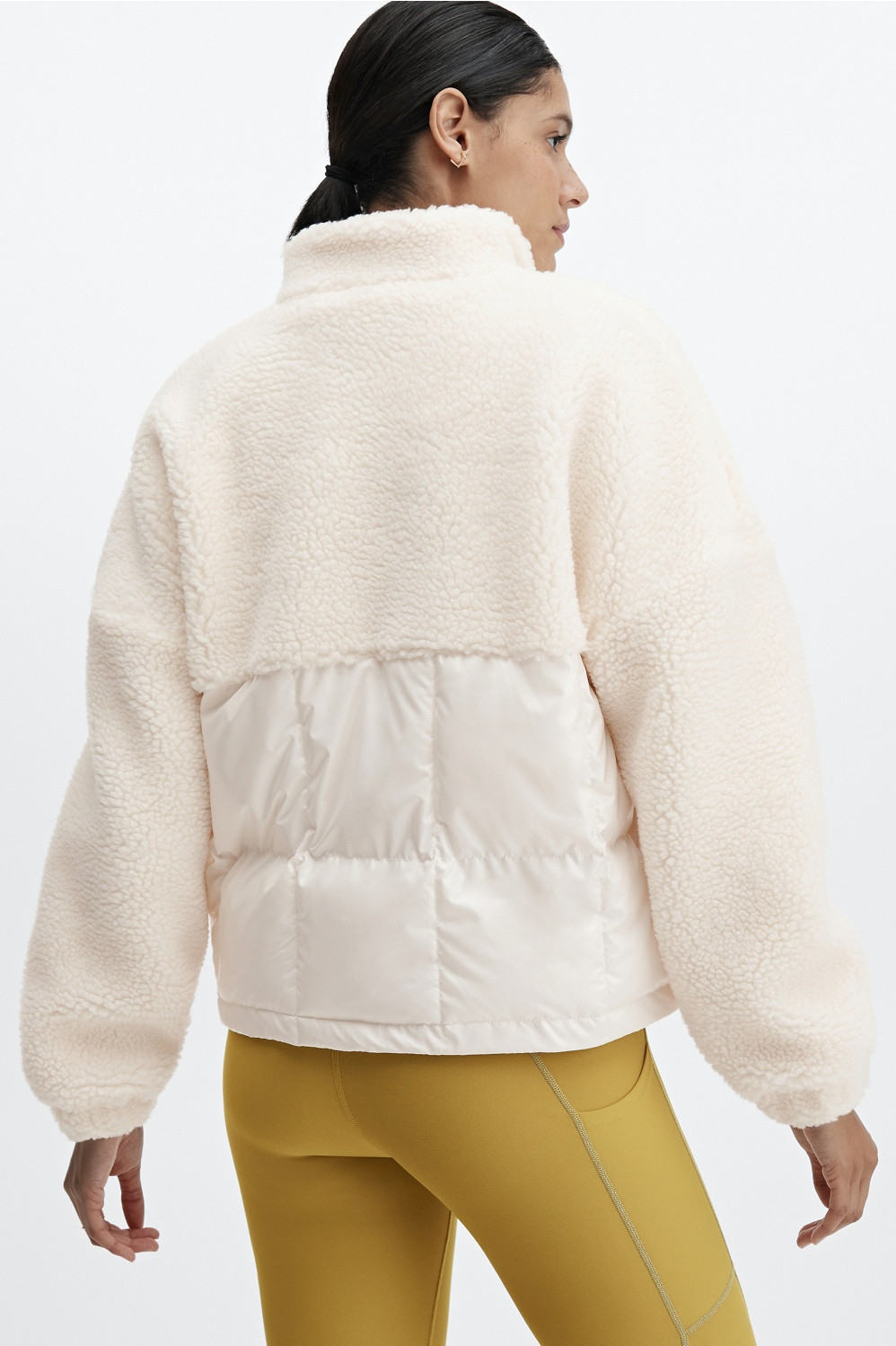 Nelly Mixed Media Half Zip | Fabletics - North America