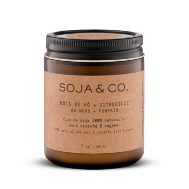 SOJA&CO. Soy Wax Candle Ho Wood Pumpkin | Well.ca