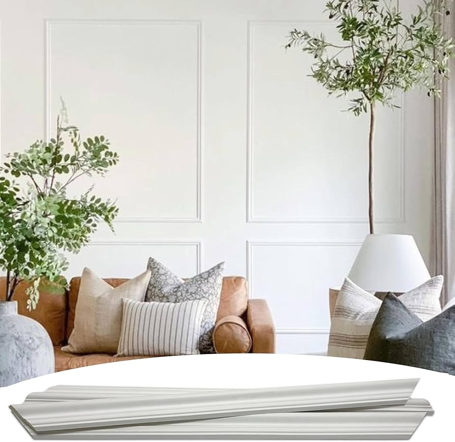 Accent Wall Molding Kit for Interior Wall Moulding Decor | Wainscoting Paneling Kit | Pre Made Wa... | Amazon (US)